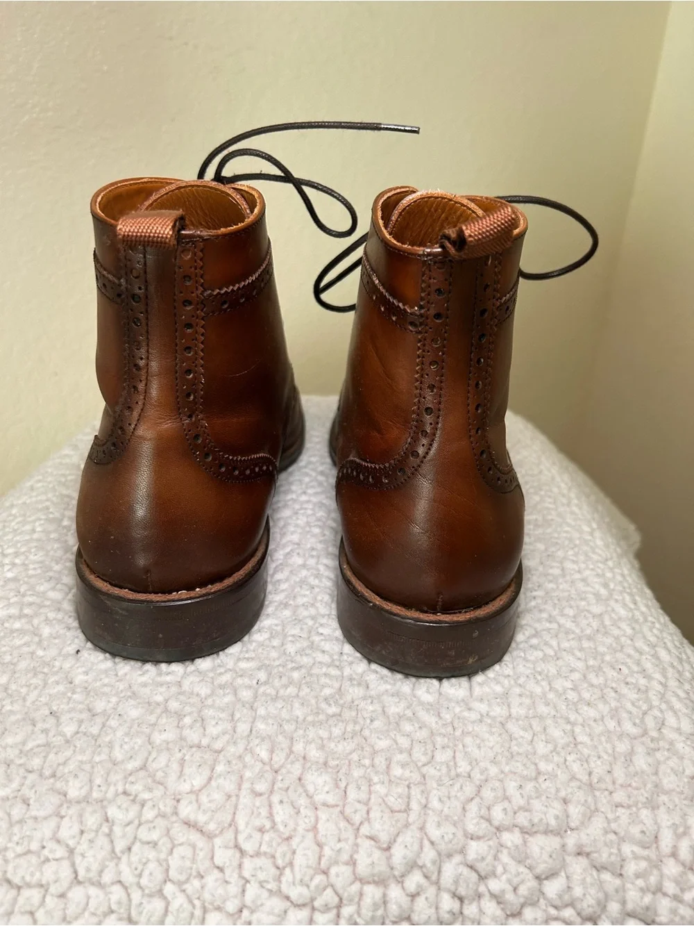 TAFT Noah Boots - Brown Leather, Size 9.5